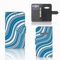 Samsung Galaxy Xcover 3 | Xcover 3 VE | Telefoon Hoesje | Waves Blue - thumbnail