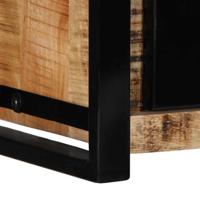 Tv-meubel 80x30x35 cm massief ruw mangohout - thumbnail