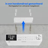 MEDION P66750 keukenonderbouwradio (DAB+ keukenradio, PLL FM-radio, dimbaar TFT-kleurendisplay, kookwekker, bluetooth, ledstrip, incl. montagemateriaal) wit - thumbnail
