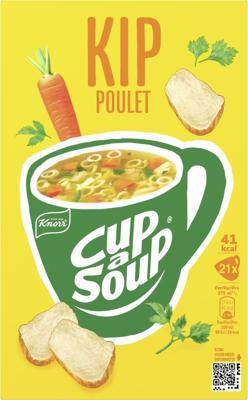 Knorr Cup-a-Soup kip, pak van 21 zakjes