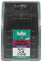 Heller 29347 1 Bitset 32-delig Kruiskop Phillips, Kruiskop Pozidriv, Plat, Binnen-zesrond (TX), Inbus Torsion Control Technology - thumbnail