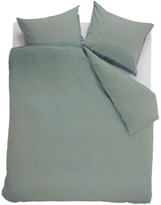 Dekbedovertrek Cotton Uni Green 240x200/220