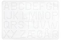 Hama strijkkralenbordje - letters - thumbnail