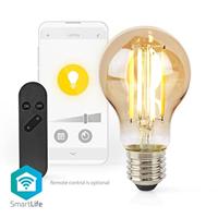 Nedis SmartLife LED Filamentlamp | Wi-Fi | E27 | 806 lm | 7 W | 1 stuks - WIFILRF10A60 WIFILRF10A60 - thumbnail