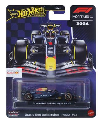 Hot Wheels Formula 1 Premium Diecast Vehicle - Oracle Red Bull Racing RB20 (#1) (Max Verstappen 2024)