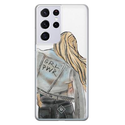 Samsung Galaxy S21 Ultra siliconen hoesje - GRL PWR