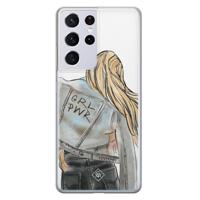 Samsung Galaxy S21 Ultra siliconen hoesje - GRL PWR - thumbnail