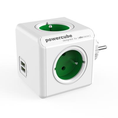 Allocacoc Powercube Original USB Groen