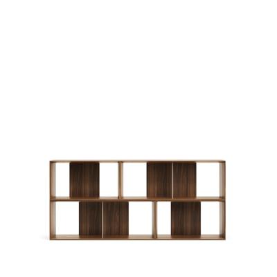 Kave Home Litto kast 4 modulaire planken walnoot