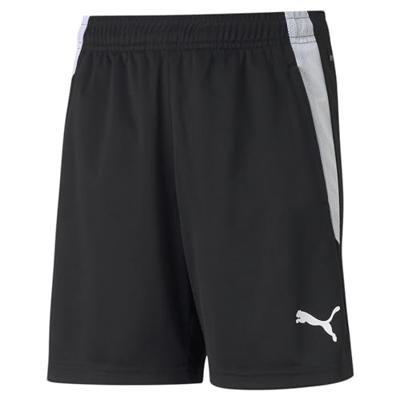 PUMA TeamLIGA Trainingsbroekje Kids Zwart Wit PUMA TeamLIGA Trainingsbroekje Kids Zwart Wit
