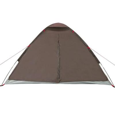 VidaXL Koepeltent 4-persoons waterdicht bruin