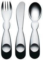 Alessi Alessini Kinderbestek rvs 3-delig - thumbnail