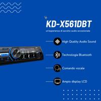 JVC Kd-X561Dbt USB-Autoradio, met DAB+, Bluetooth en 3 Inch Tft-Kleurendisplay, Achteruitrijcamera-Ingang, Aux-Ingang, Mp3, Dsp, 4 X 45 Watt, Zwart - thumbnail