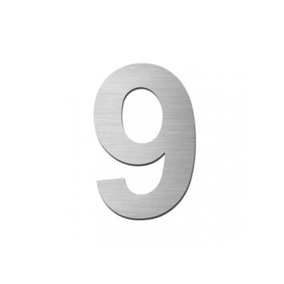 Stoer! Huiscijfer Forte 75Mm Zelf Nr.9 Inox - 57750009