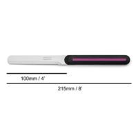 Dessertmes Arcos Zwart Fuchsia Roestvrij staal Polypropyleen - thumbnail
