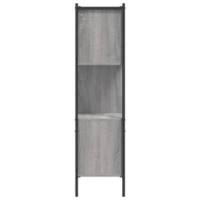 Boekenkast 72x28x109 cm bewerkt hout grijs sonoma eikenkleurig Boekenkast 72x28x109 cm bewerkt hout grijs sonoma eikenkleurig