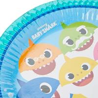 Feestbordjes Baby Shark (8st) - thumbnail