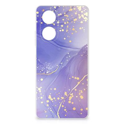 Smartphone hoesje voor OPPO A58 4G Watercolor Paars Smartphone hoesje voor OPPO A58 4G Watercolor Paars
