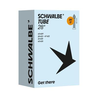 Schwalbe Benelux B.V. Schwalbe binnenband dv17 28" 28/47-622/635 hv 40mm Schwalbe Benelux B.V. Schwalbe binnenband dv17 28" 28/47-622/635 hv 40mm
