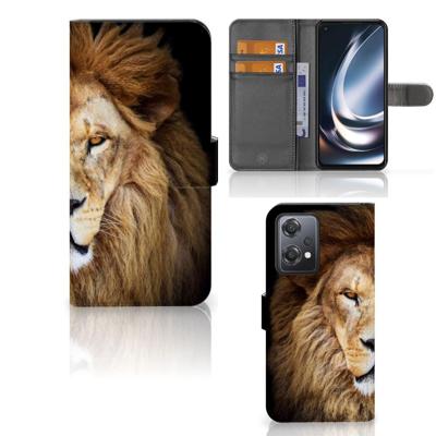 OnePlus Nord CE 2 Lite | Telefoonhoesje | Met pasjeshouder | Leeuw OnePlus Nord CE 2 Lite | Telefoonhoesje | Met pasjeshouder | Leeuw