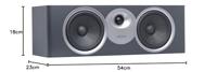 Jamo: S7-25C Center Speaker - Fjord Blue - thumbnail