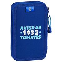 Dubbele etui Real Zaragoza Blauw 12.5 x 19.5 x 4 cm (28 Onderdelen) - thumbnail