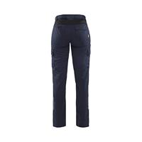 Blåkläder Dames industrie werkbroek stretch/elastiek 71441832 | Donker marineblauw/Zwart | Maat 42 - 7330509763032 - thumbnail