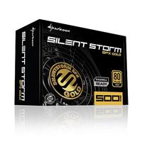 Sharkoon SilentStorm SFX Gold PC-netvoeding 500 W SFX 80 Plus Gold - thumbnail