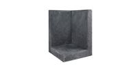 L-element hoek zwart 40x40x60 cm Gardenlux - Gardenlux - thumbnail