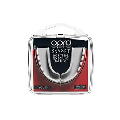 Opro 790009 Snap-Fit Mouthguard - White - JR