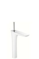 Hansgrohe PuraVida wastafelkraan verhoogd met push open garnituur chroom 15072000 - thumbnail