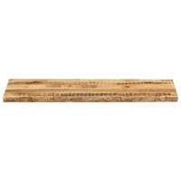 Tafelblad met natuurlijke rand 110x40x3,8 cm massief mangohout - thumbnail