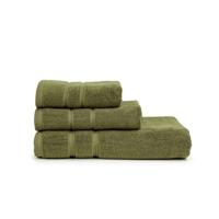 The One Handdoek Ultra Deluxe 70 x 140 cm 675 gr Olive Green - thumbnail