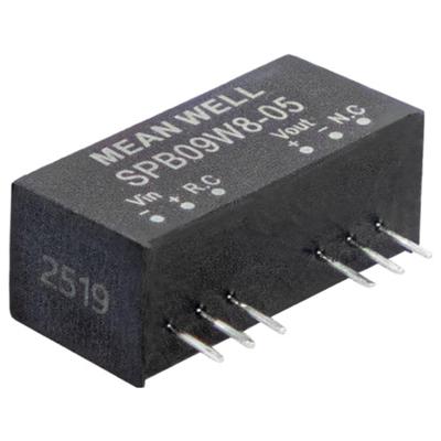 MEAN WELL SPB09W8-24 DC/DC-converter 24 V 0.375 A 9 W Inhoud 1 stuk(s)
