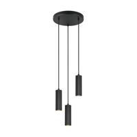 Trio 3-lichts hanglampSoka zwart - 367730332 - thumbnail