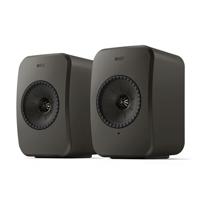 KEF LSX II LT Wireless-boekenplankluidsprekers | Muziek | Tv en Home Cinema | Gamen | HDMI ARC | USB-C | Bluetooth | AirPlay 2 | Chromecast | Spotify (Grijs) - thumbnail