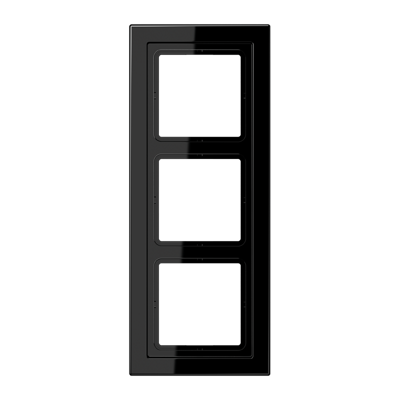 Jung LSD983SW Afdekking Frame 3-voudig Zwart 1 stuk(s)