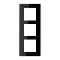 Jung LSD983SW Afdekking Frame 3-voudig Zwart 1 stuk(s) - thumbnail