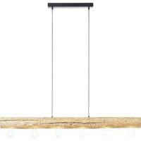 Brilliant Trabo 99433/35 Hanglamp E27 Eiken - thumbnail
