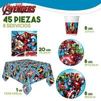Set feestartikelen The Avengers 66 Onderdelen - thumbnail