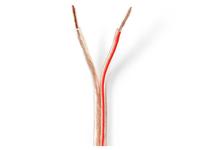 Speaker-Kabel | 2x 2,50 mm2 | 25,0 m | Op Rol | Transparant - thumbnail