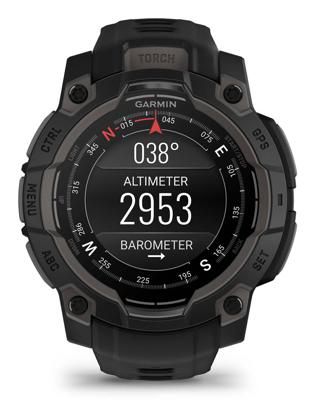 Smartwatch - GARMIN - Instinct 3 - 1,2 inch - 45 mm - AMOLED - Zwart
