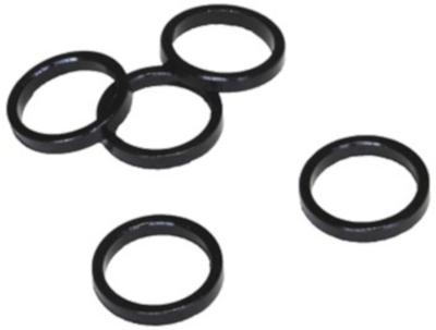 VWP balhoofdtussenring spacer alu 3mm 1" zwart p/5