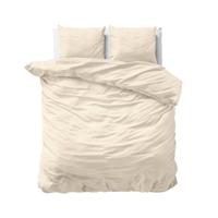 Primaviera Deluxe Uni Satijn Dekbedovertrek Zand 200 x 200/220 cm - thumbnail
