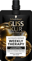 Schwarzkopf Gliss Kur Ultimate Repair Weekly Therapy Haarmasker - 50 ml - thumbnail