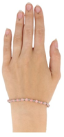 Edelsteen Armband Rozenkwarts - Ibiza love - thumbnail