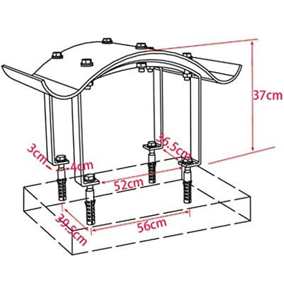 Schoorsteenkap roestvrij staal zilverkleurig Schoorsteenkap roestvrij staal zilverkleurig