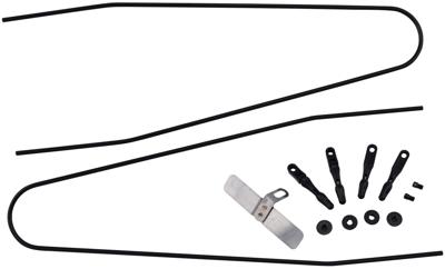 CONTEC spatbordstangen bevestigingsset "splash protect dlx" ct strut set f. splash prot. 54mm 20" black CONTEC spatbordstangen bevestigingsset "splash protect dlx" ct strut set f. splash prot. 54mm 20" black