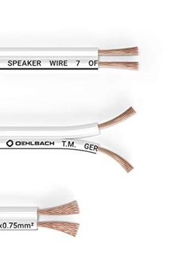 Oehlbach 208 Luidsprekerkabel 2 x 0.75 mm² Wit 30 m Oehlbach 208 Luidsprekerkabel 2 x 0.75 mm² Wit 30 m