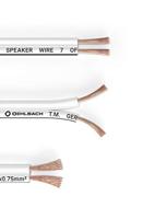 Oehlbach 206 Luidsprekerkabel 2 x 0.75 mm² Wit 10 m - thumbnail
